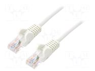 Patch cord; RJ45 plug,both sides; U/UTP; 6; stranded; CCA; PVC Goobay