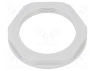 Nut; PG29; polyamide; UL94V-2; 46mm; light grey; -20÷100°C LAPP