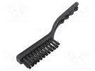 Brush; ESD; 20mm; Overall len: 220mm; Features: dissipative STATICTEC