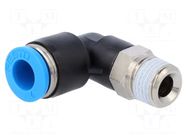 Push-in fitting; angled 90°; -0.95÷6bar; Gasket: NBR caoutchouc FESTO
