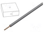 Wire; H07V-U; 4mm2; wire; Cu; PVC; grey; 450V,750V; 100m; CPR: Eca HELUKABEL