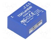 Converter: AC/DC; 4W; Uin: 90÷305VAC,120÷430VDC; Uout: 15VDC; 76% TDK-LAMBDA