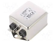 Filter: anti-interference; single-phase; 250VAC; Cx: 100nF; 1MΩ SCHAFFNER / TE Connectivity