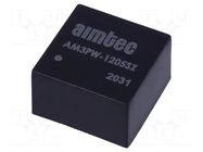 Converter: DC/DC; 3W; Uin: 4.5÷18VDC; Uout: 5VDC; Iout: 600mA; DIP8 AIMTEC