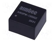 Converter: DC/DC; 3W; Uin: 4.5÷18VDC; Uout: 5VDC; Iout: 600mA; DIP8 AIMTEC