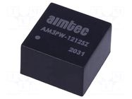 Converter: DC/DC; 3W; Uin: 4.5÷18VDC; Uout: 12VDC; Iout: 250mA; DIP8 AIMTEC
