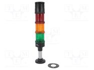 Signaller: signalling column; LED; red/orange/green; 230VAC; IP66 AUER SIGNAL