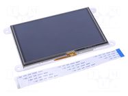 Display: TFT; 5"; 800x480; Window dimensions: 108x64.8mm; 400cd/m2 4D Systems