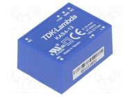 Converter: AC/DC; 4W; 90÷305VAC; Usup: 120÷430VDC; Uout: 12VDC; 76% TDK-LAMBDA