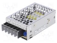 Power supply: switched-mode; for building in,modular; 25W; 12VDC TDK-LAMBDA