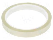 Tape: packaging; ESD; L: 33m; W: 12mm; Thk: 50um; colourless; <1GΩ STATICTEC