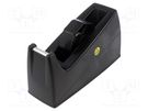 Tape dispensers; ESD; electrically conductive material; black STATICTEC