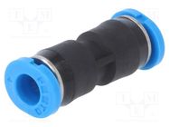 Push-in fitting; straight; -0.95÷6bar; Gasket: NBR rubber; QSM FESTO