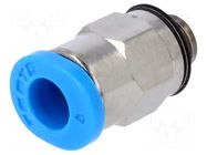Push-in fitting; straight; -0.95÷6bar; Gasket: NBR caoutchouc FESTO