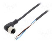 Cable: for sensors/automation; M12; PIN: 4; angled; 15m; plug; 4A TELEMECANIQUE SENSORS