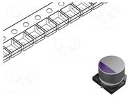 Capacitor: polymer; 10uF; 10VDC; SMD; OS-CON SVP; ±20%; Ø4x5.4mm PANASONIC