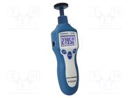 Tachometer; LCD; 5 digits; 2÷199999rpm; 0.05%; Resol: 0,001rpm PEAKTECH