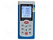 Distance meter; LCD; 0.05÷80m; Meas.accur: ±2mm; 130g; Meter: laser PEAKTECH