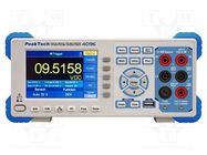 Benchtop multimeter; LCD TFT 4"; 480x320; True RMS; 20÷1MHz PEAKTECH