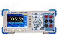 Benchtop multimeter; LCD TFT 4"; 5,5 digit (200000); 480x320 PEAKTECH