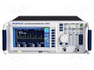 Spectrum analyzer; Band: 10MHz÷1.5GHz; In.imp: 50Ω; 9kHz÷1.5GHz 