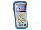 Meter: temperature; digital; LCD; 3,5 digit (1999); -50÷1300°C PEAKTECH