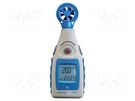 Thermoanemometer; LCD; (5999); -10÷45°C; Equipment: user's manual PEAKTECH