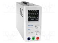 Power supply: laboratory; single-channel,adjustable; 1÷20VDC PEAKTECH