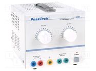 Power supply: laboratory; AC/DC,adjustable,multi-channel; 0÷10A PEAKTECH