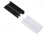 Fiber for LED; 1.7x3mm; No.of mod: 10; rectangular; Front: flat MENTOR