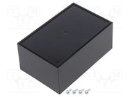 Enclosure: multipurpose; X: 70mm; Y: 110mm; Z: 48mm; 15; ABS; black TEKO