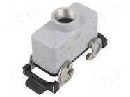 Enclosure for connectors: HDC; size 77.27; for cable; straight ILME