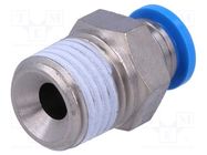 Push-in fitting; straight; -0.95÷6bar; Gasket: NBR rubber; QS FESTO