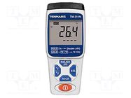 Meter: temperature; digital; LCD; 4 digit (9999); Sampling: 1x/s TENMARS