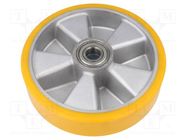 Transport wheel; Ø: 200mm; W: 50mm; 800kg; polyurethane; ALPU RADER