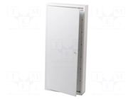 Enclosure: for modular components; IP30; light grey; steel; WRP ETI POLAM