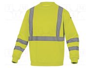 Visibility sweat; Size: L; yellow; ASTRAL; Class: 3 DELTA PLUS