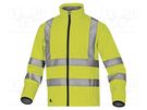 Softshell jacket; Size: L; yellow; LEGA; Class: 3 DELTA PLUS