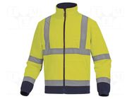 High visibility jacket; Size: XXL; yellow; ZENITH; Class: 2 DELTA PLUS