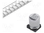 Capacitor: electrolytic; SMD; 220uF; 35VDC; Ø8x10mm; ±20%; 2000h SAMWHA