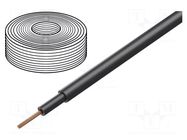Wire; H07RN-F,TITANEX®; 1x10mm2; round; stranded; Cu; rubber; black HELUKABEL