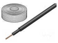 Wire; H07RN-F,TITANEX®; 1x95mm2; round; stranded; Cu; rubber; black HELUKABEL