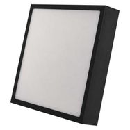 LED surface luminaire NEXXO, square, black, 21W, with change CCT, EMOS