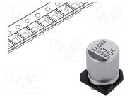 Capacitor: electrolytic; SMD; 33uF; 50VDC; Ø6.3x7.7mm; ±20%; 2000h SAMWHA