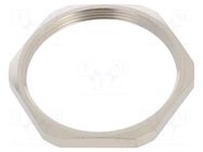 Nut; M50; brass; Thk: 5.5mm; Spanner: 55mm; Thread: metric; Pitch: 1.5 HUMMEL