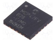 IC: D/A converter; 12bit; Ch: 8; 2.7÷5.5V; VQFN20; -40÷125°C MICROCHIP TECHNOLOGY