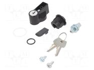 Lock; for enclosures; Key code: 1242E; Thalassa PLM SCHNEIDER ELECTRIC