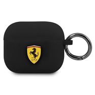 Ferrari FEA3SILBK AirPods 3 cover black/black Silicone, Ferrari