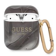 Guess GUA2UNMK AirPods cover black/black Marble Collection, Guess