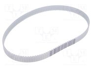 Timing belt; T5; W: 16mm; H: 2.2mm; Lw: 640mm; Tooth height: 1.2mm OPTIBELT